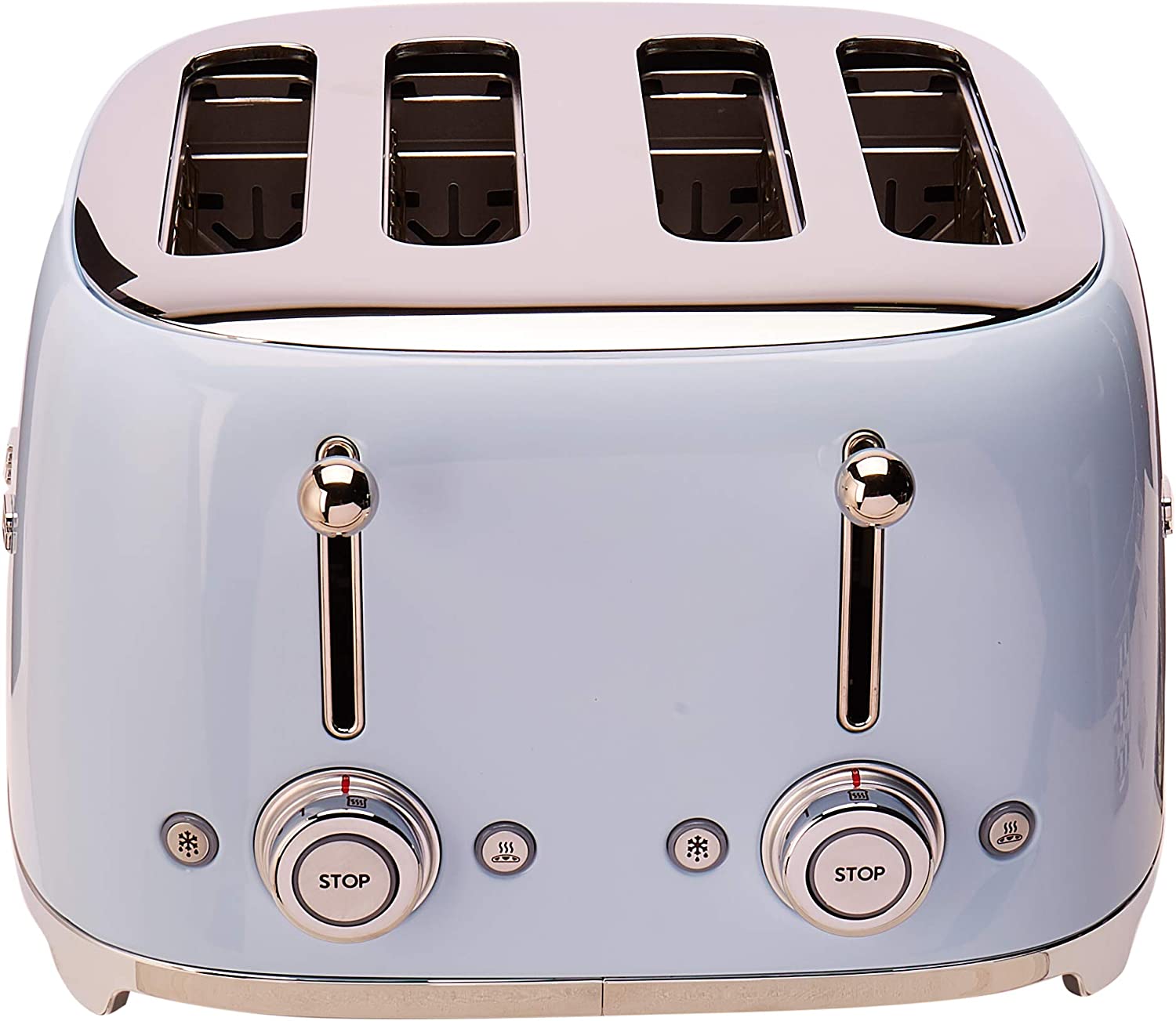 Smeg 50s Retro Line Cream 4x4 Slot Toaster