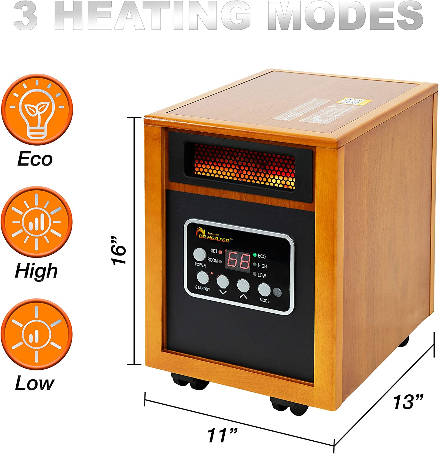 Dr. Infrared Heater Portable Space Heater